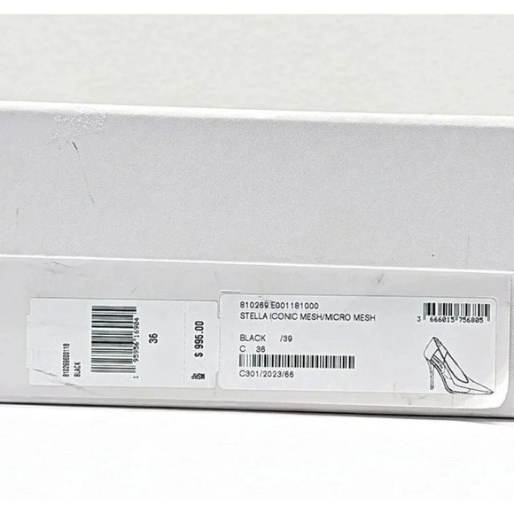 Stella McCartney Women's Stella Iconic Studded Mesh Pumps Size 36 EU (MSRP $995) - Picture 12 of 12